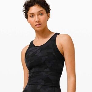 Lululemon Everlux Power Pivot Tank Black Camo